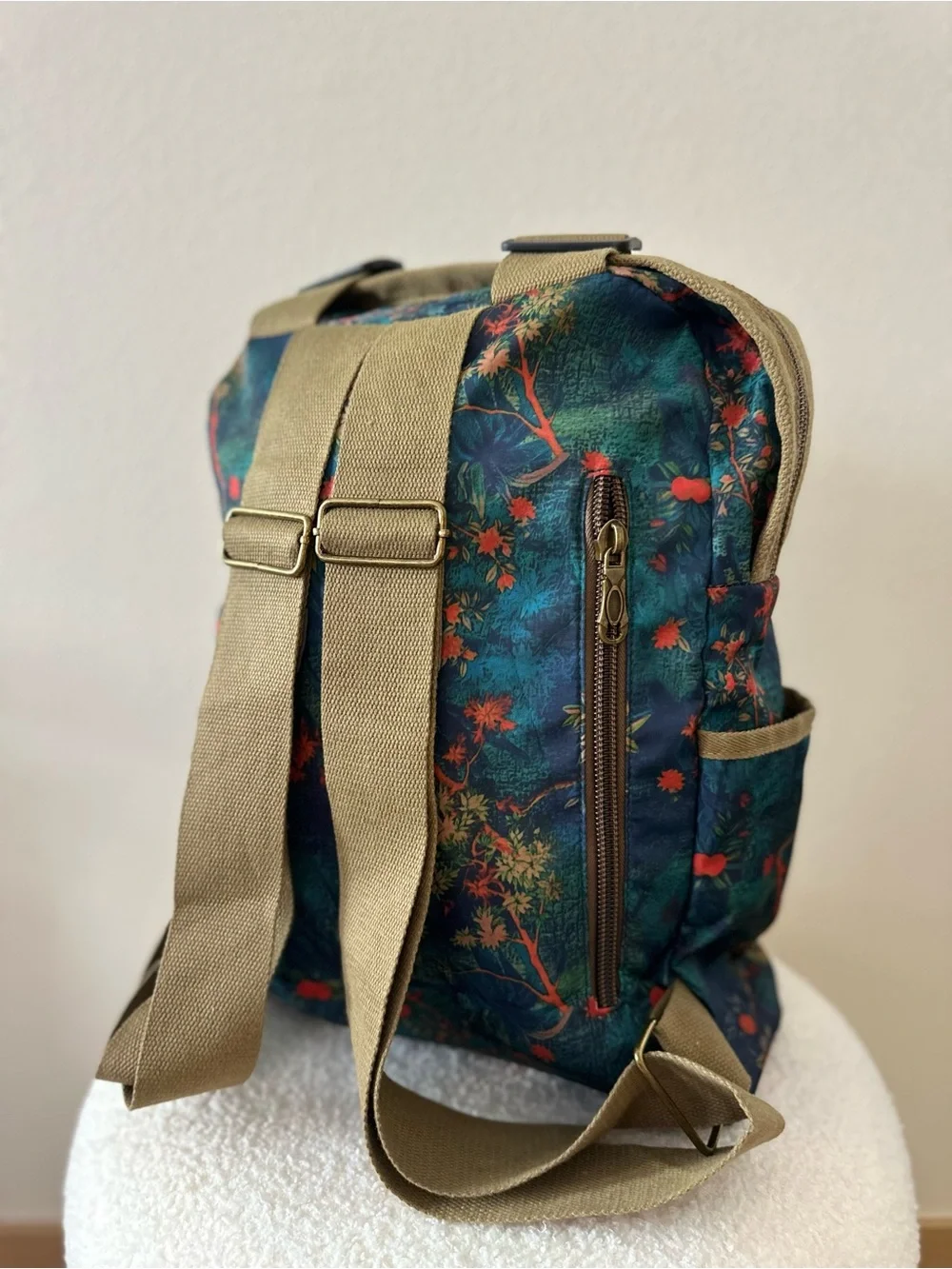 NEW Meizhidao large-capacity fashion utility backpack - floral